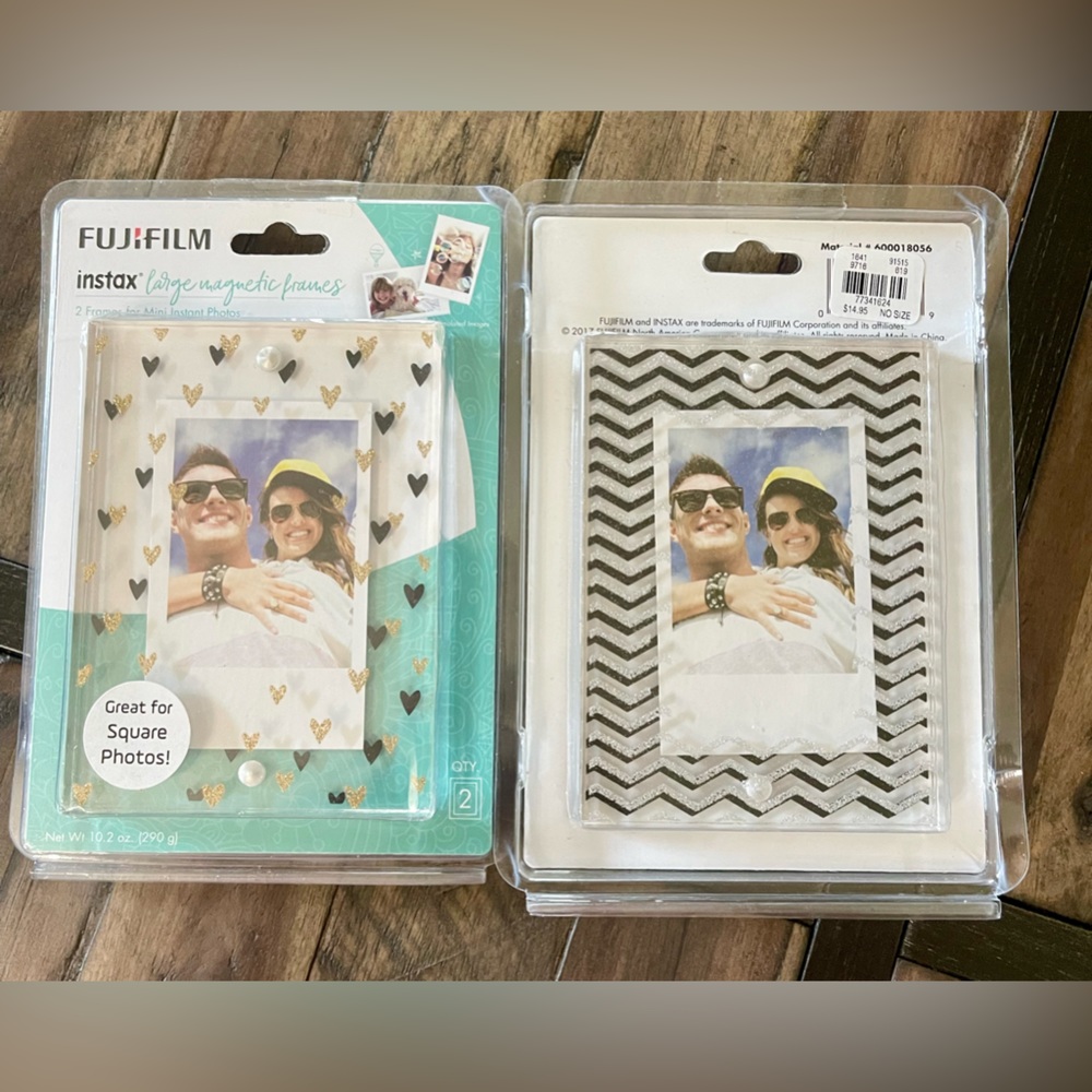FUJIFILM Magnet Frames Instax Large Magnetic 2 Frames for Mini Instant photos